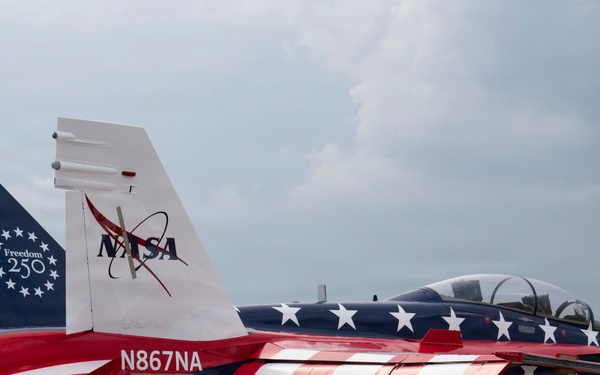 Aircraft take off from JBA for Freedom 250 flyover