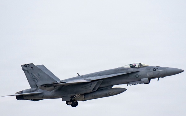 Aircraft take off from JBA for Freedom 250 flyover
