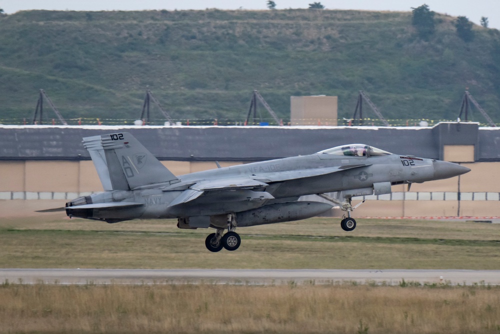 Aircraft take off from JBA for Freedom 250 flyover