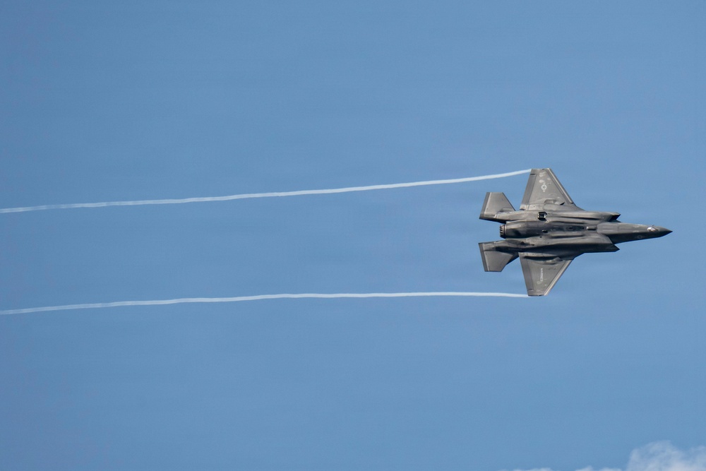 Aircraft take off from JBA for Freedom 250 flyover