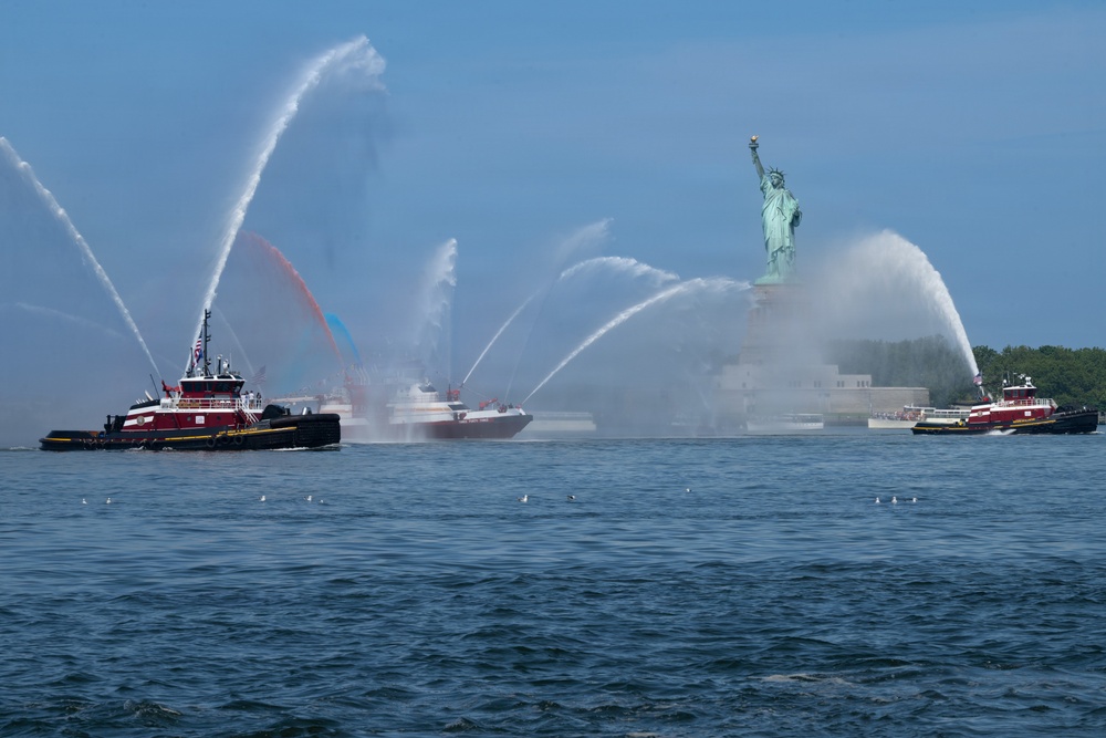 U.S. Coast Guard supports Sail 250 Parade of Sail in New York