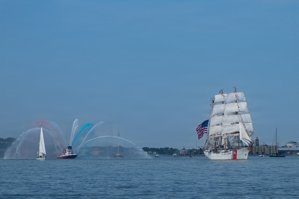 U.S. Coast Guard supports Sail 250 Parade of Sail in New York