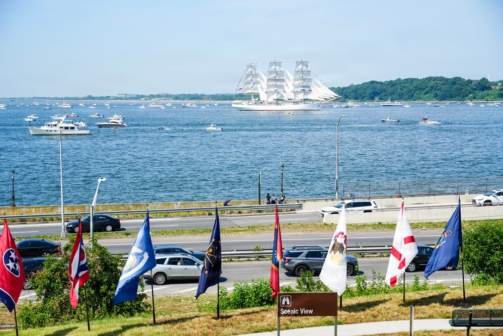 Sail4th 250 Brings International Tall Ships Past Fort Hamilton for America’s 250th Birthday
