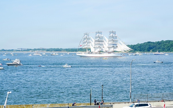 Sail4th 250 Brings International Tall Ships Past Fort Hamilton for America’s 250th Birthday