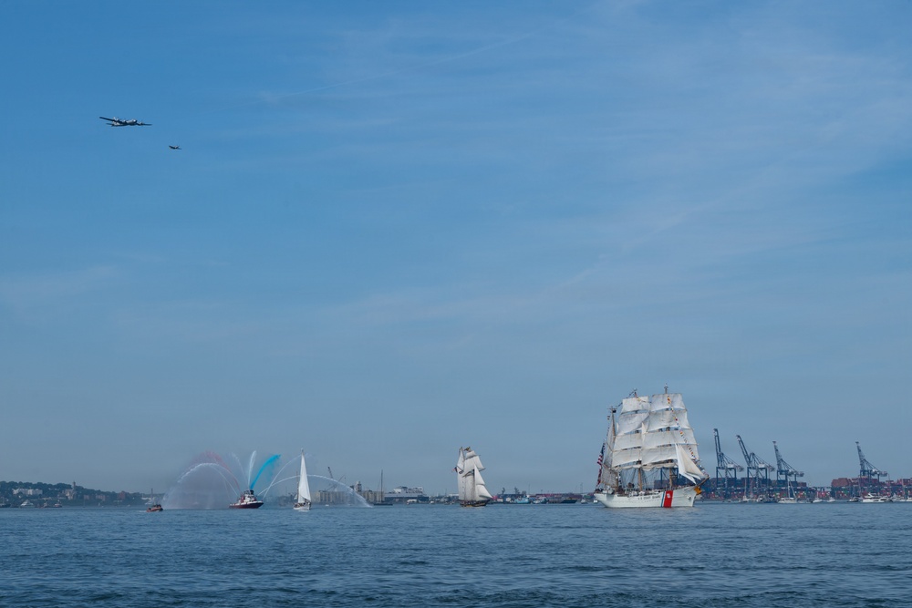 U.S. Coast Guard supports Sail 250 Parade of Sail in New York