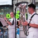 U.S. Navy Band Brass Quintet performs in Times Square