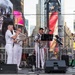 U.S. Navy Band Brass Quintet performs in Times Square