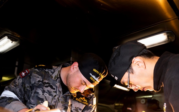 Australians hold official reception onboard HMAS Sydney during RIMPAC 2026