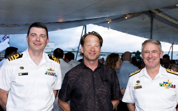 Australians hold official reception onboard HMAS Sydney during RIMPAC 2026