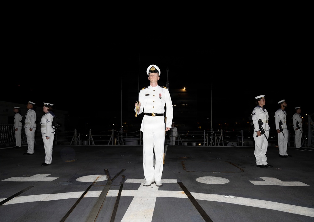 Australians hold official reception onboard HMAS Sydney during RIMPAC 2026