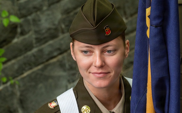 Oregon National Guardsmen take part in the 250th Anniversary of American Independence