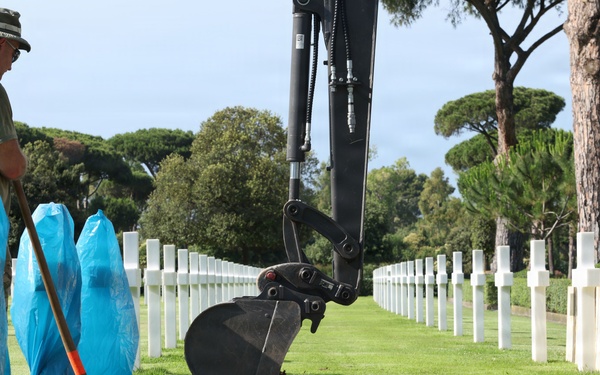 2026 Europe-Mediterranean Disinterment Team Begins Exhumations at the Sicily-Rome American Cemetery