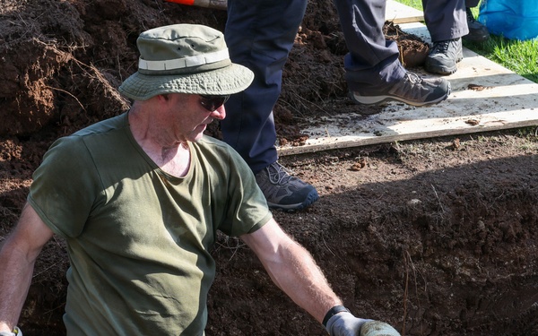 2026 Europe-Mediterranean Disinterment Team Begins Exhumations at the Sicily-Rome American Cemetery
