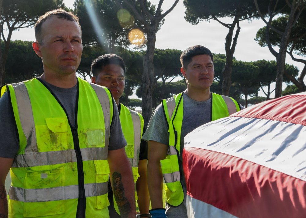 2026 Europe-Mediterranean Disinterment Team Begins Exhumations at the Sicily-Rome American Cemetery