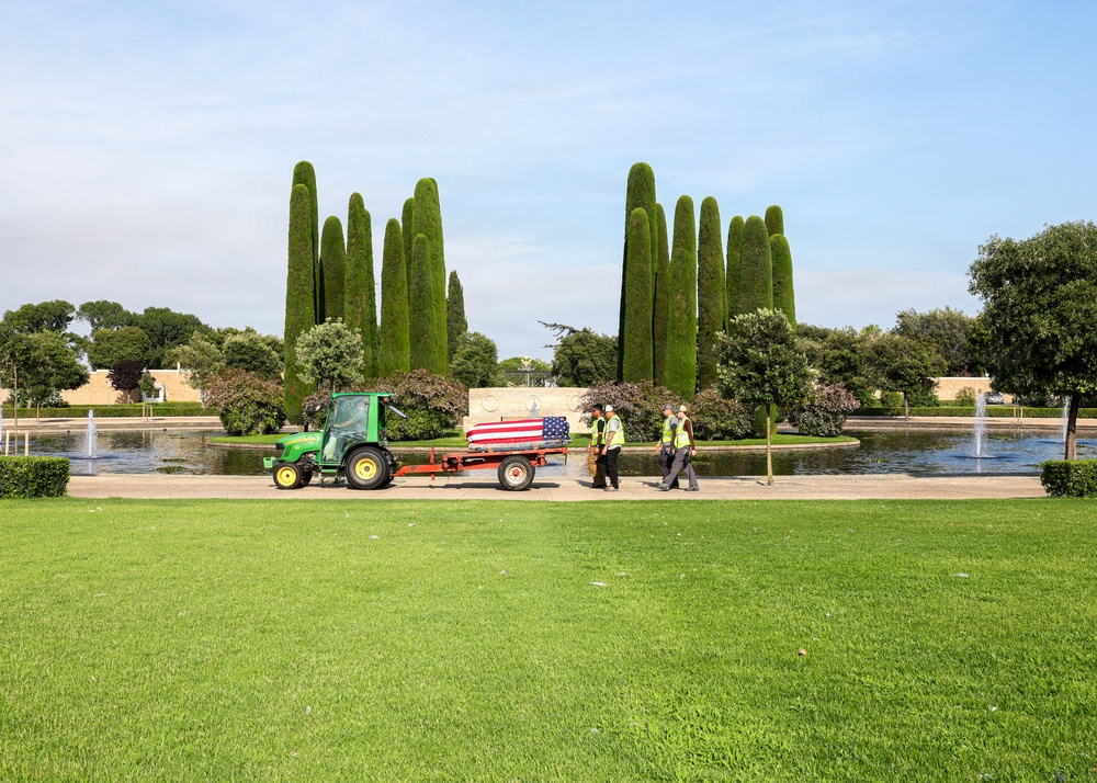 2026 Europe-Mediterranean Disinterment Team Begins Exhumations at the Sicily-Rome American Cemetery