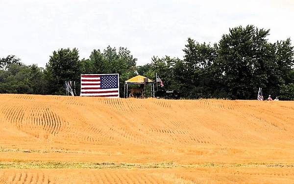 Illinois Army National Guard's 144th Army Band Gets Downpour of Support From Beecher, Illinois