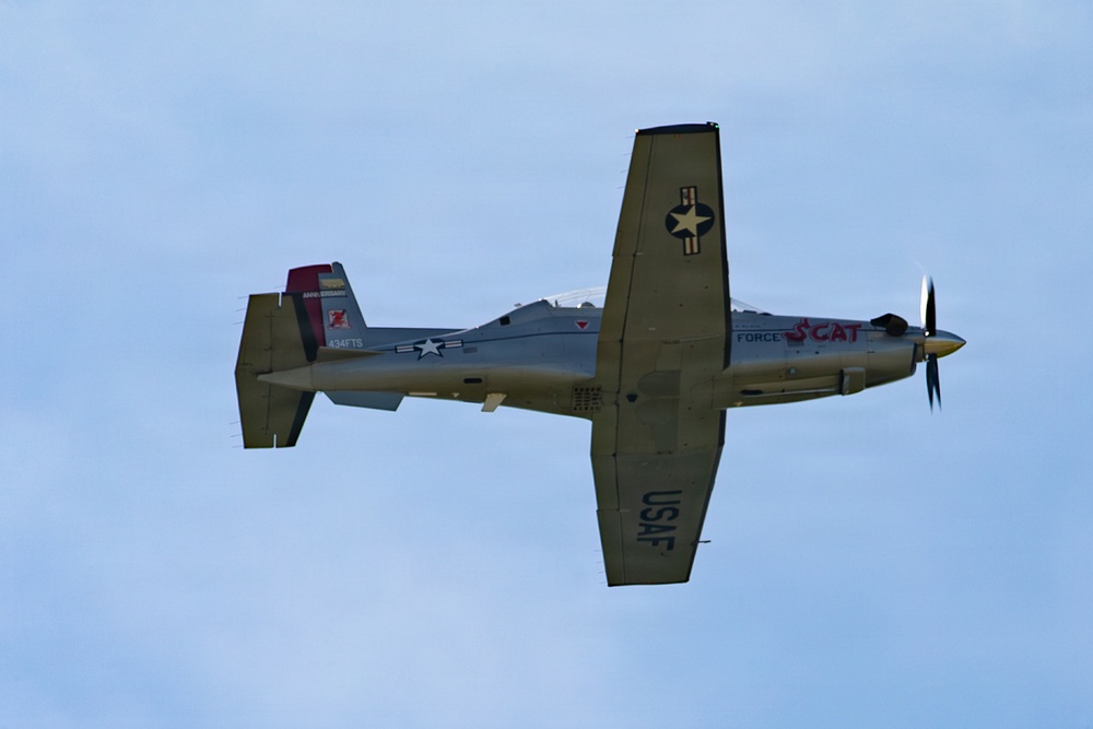 Historic P-51 Mustang launches from Joint Base MDL