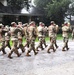 Illinois Army National Guard 144th Army Band Gets Downpour of Support from Beecher, Illinois, on Nation's 250th Birthday