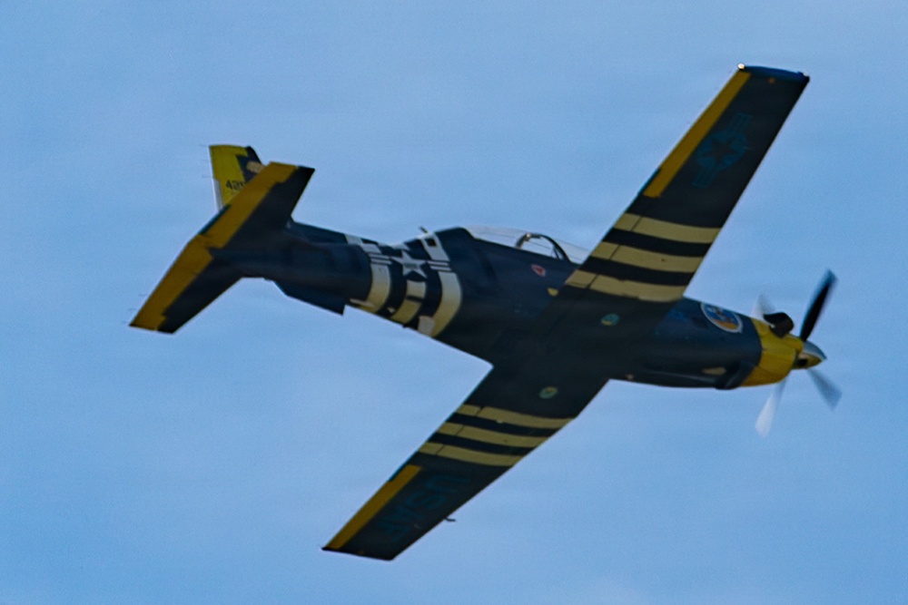 Heritage T-6 Texan departs Joint Base MDL