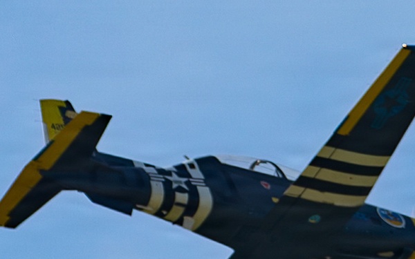 Heritage T-6 Texan departs Joint Base MDL