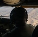 KC-135 refuels F16s for regional security