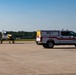Emergency response personnel support flightline operations