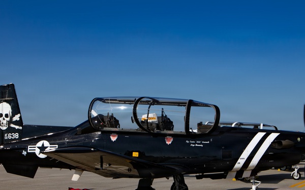 Heritage aircraft await launch