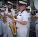 U.S. Navy Band performs at Duffy Square Park