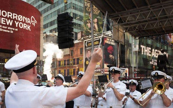 U.S. Pacific Fleet Band Performs at Pacific Basin U.S. Navy Band performs at Duffy Square Park Festival
