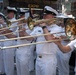 U.S. Navy Band performs at Duffy Square Park