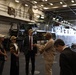 U.S. Navy Capt. Jiwan Mack, commanding officer of the San Antonio-class amphibious transport dock ship USS Fort Lauderdale.