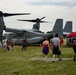 Sail 250 Baltimore Air Show Osprey fly over
