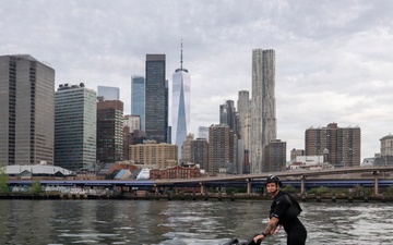 Coast Guard personal watercraft supports Sail 250 operations