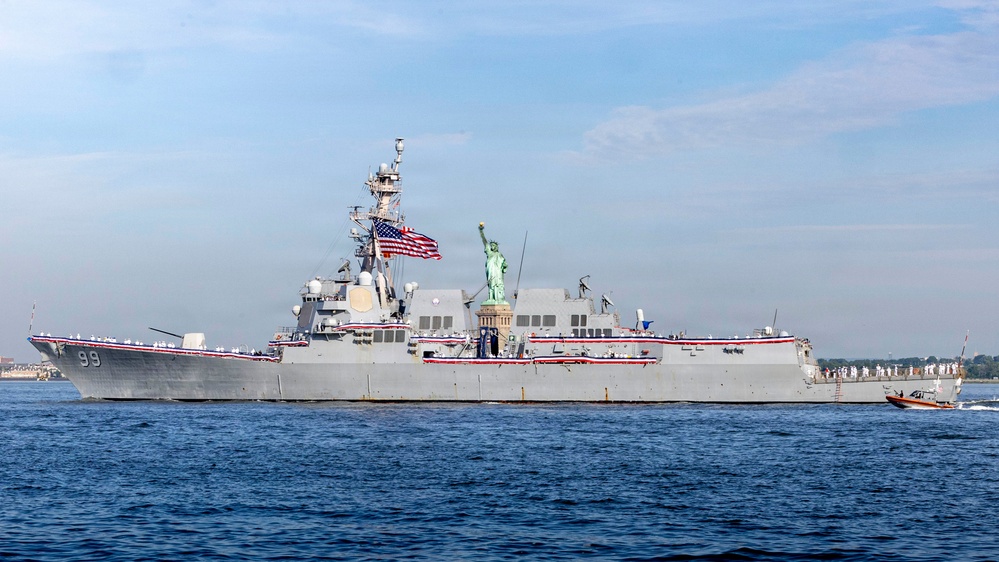 International Naval Review (INR) 250 Parade of Sail and Aerial Review 250