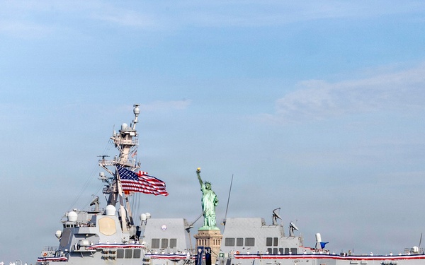 International Naval Review (INR) 250 Parade of Sail and Aerial Review 250