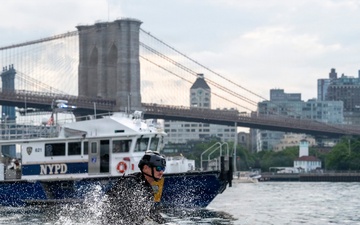 Coast Guard personal watercraft supports Sail 250 operations