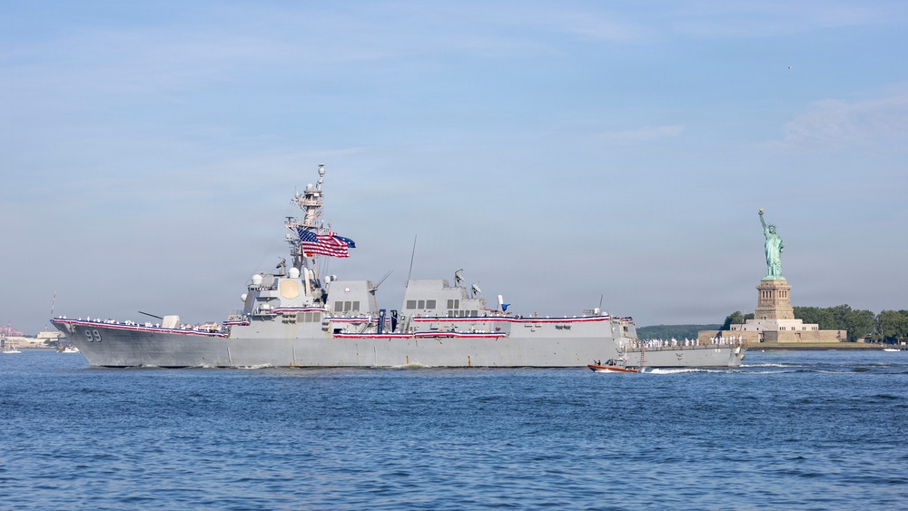 International Naval Review (INR) 250 Parade of Sail and Aerial Review 250