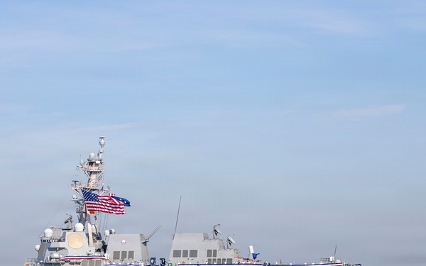 International Naval Review (INR) 250 Parade of Sail and Aerial Review 250