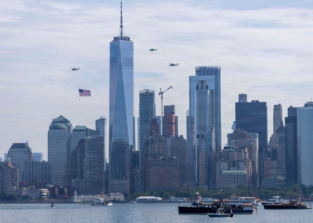 International Naval Review (INR) 250 Parade of Sail and Aerial Review 250