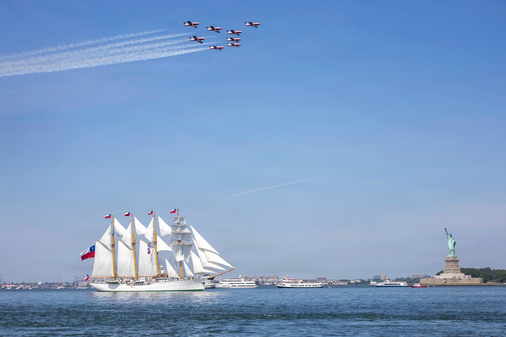 International Naval Review (INR) 250 Parade of Sail and Aerial Review 250