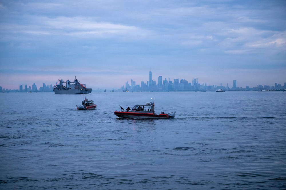 Coast Guard crews support Sail 250 operations