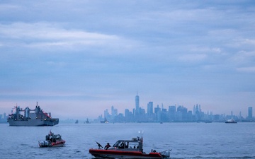 Coast Guard crews support Sail 250 operations