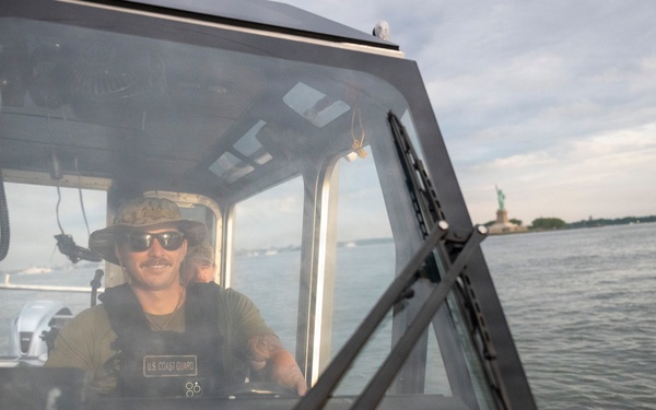 Coast Guard coxswain supports Sail 250 operations