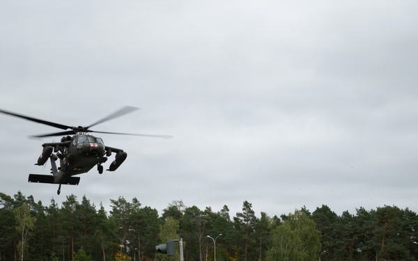 Aircraft Lands Near Elementary School for S.T.E.M. Day