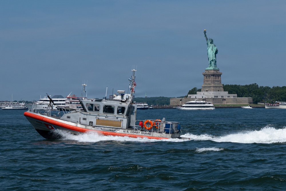 U.S. Coast Guard supports Sail 250 Parade of Sail in New York