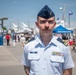 U.S. Coast Guard Cutter Eagle officer visiting Pier 86 during Sail 250