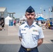 U.S. Coast Guard Cutter Eagle officer visiting Pier 86 during Sail 250