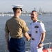 U.S. Marines and Sailors Man the Rails for INR250