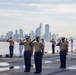 U.S. Marines and Sailors Man the Rails for INR250