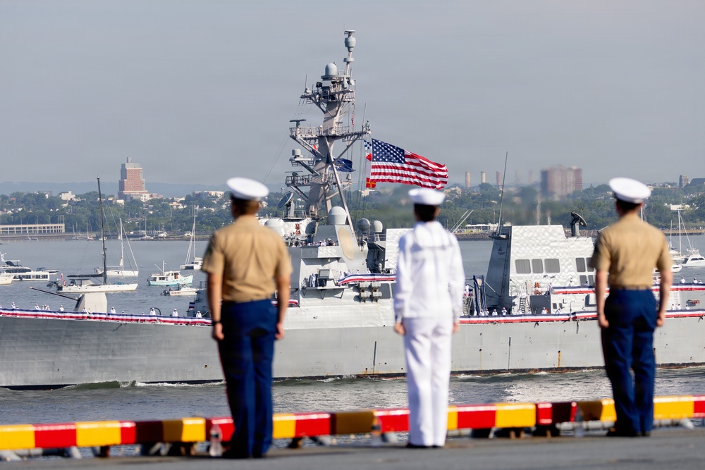 U.S. Marines and Sailors Man the Rails for INR250